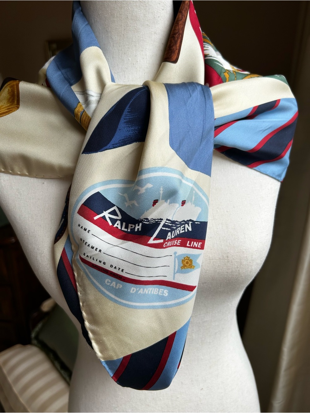 Ralph Lauren Collection Nautical Luxury Scarf
